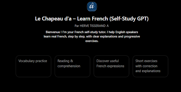 Learn French with a GPT app on ChatGpt