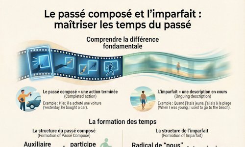 Passé Composé vs Imparfait Cheat Sheet
